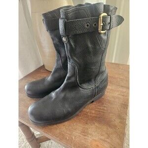 San Marina Biker Boot Leather Womans Size 40